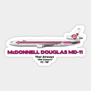 McDonnell Douglas MD-11 - Thai Airways "Old Colours" Sticker